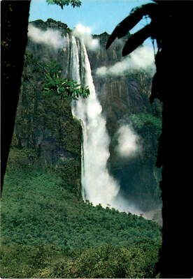 Vintage Postcard: Salto Angel - Highest Waterfall in the World