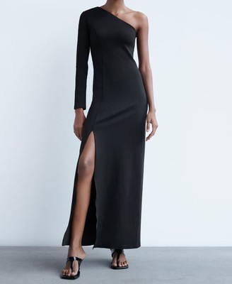 zara black gown