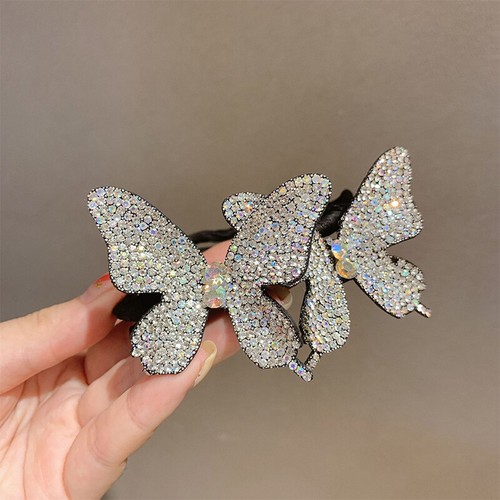 3pcs Women Lazy Hair Curler Magic Convenient Clip Butterfly Hairpin Hair Band - Picture 17 of 20