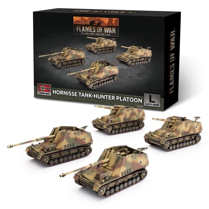 German Hornisse Tank-Hunter Platoon - Late-War - Brand New - Flames of War