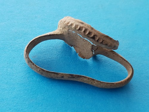 Post Medieval copper alloy ring condition as shown. Please read description L74s