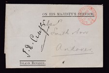 Official OHMS IR 1904 receipt Autosigned J N Crufs to Smith & Sons Andover