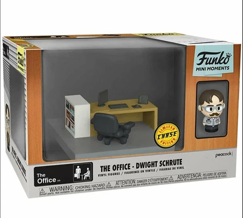 RARE Dwight Schrute CHASE Mini Moments The Office FUNKO POP VINYL NEW MINT BOX