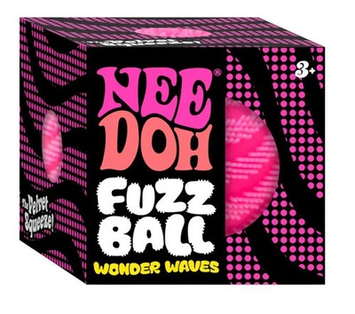 Fuzz Ball Wonder Waves Squishy Stress Ball Nee Doh Fuzzball New Pink