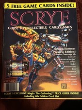 Scrye Magazine Issue 7 May/June 1995 Vintage CCG Guide MTG Ice Age Coverage