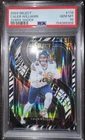 2024 Panini Select Premier Level Zebra Shock Prizm Rookie Caleb Williams PSA 10