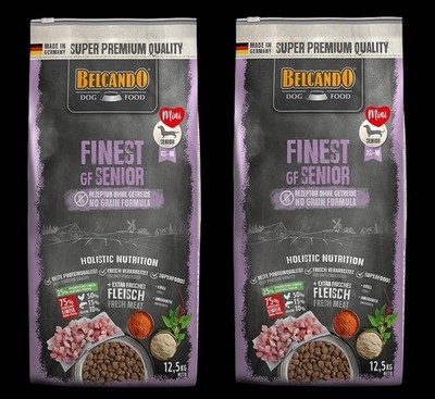 2 x Belcando Finest GF SENIOR 12,5kg Trockenfutter Hundefutter XS-M getreidefrei