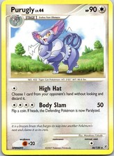 Purugly 36/130 Rare Diamond & Pearl Pokemon Heavily Played on eBay