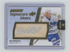 2024-25 Upper Deck Engrained Icons Signature Shots Kyle Wellwood Auto #SS-KW