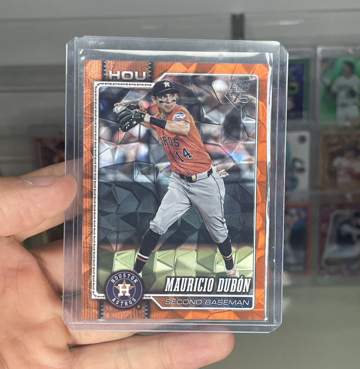 Mauricio Dubon Orange Diamante /25 Houston Astros #191