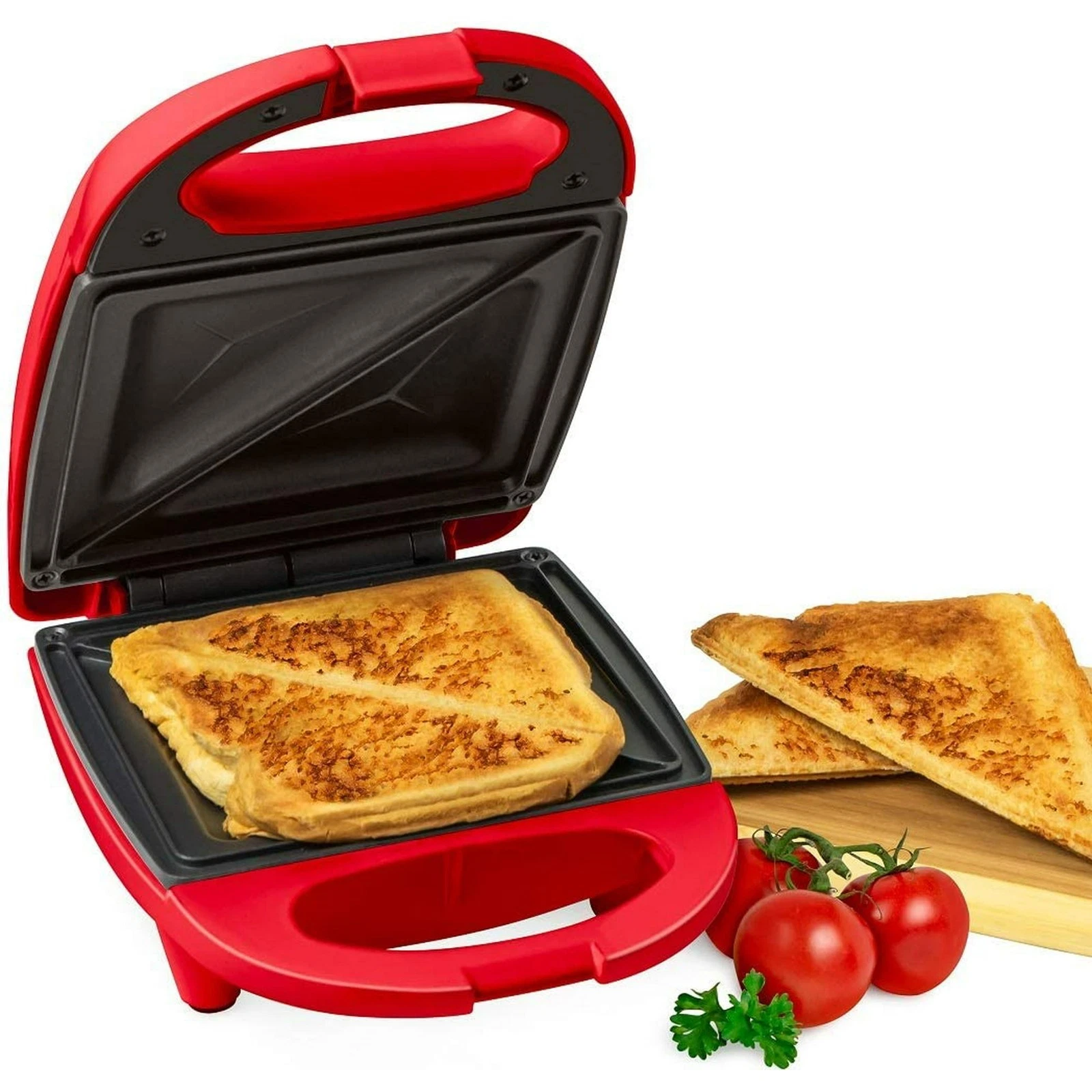 MyMini Personal Sandwich Maker Grill Red Nonstick 520W Toaster Panini Press NEW
Opens in a new windo