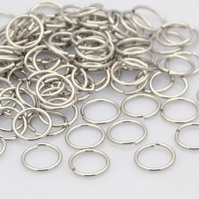 200pcs Open Jump Rings Round Connector Silver 20 Gauge for Keychain Necklace DIY