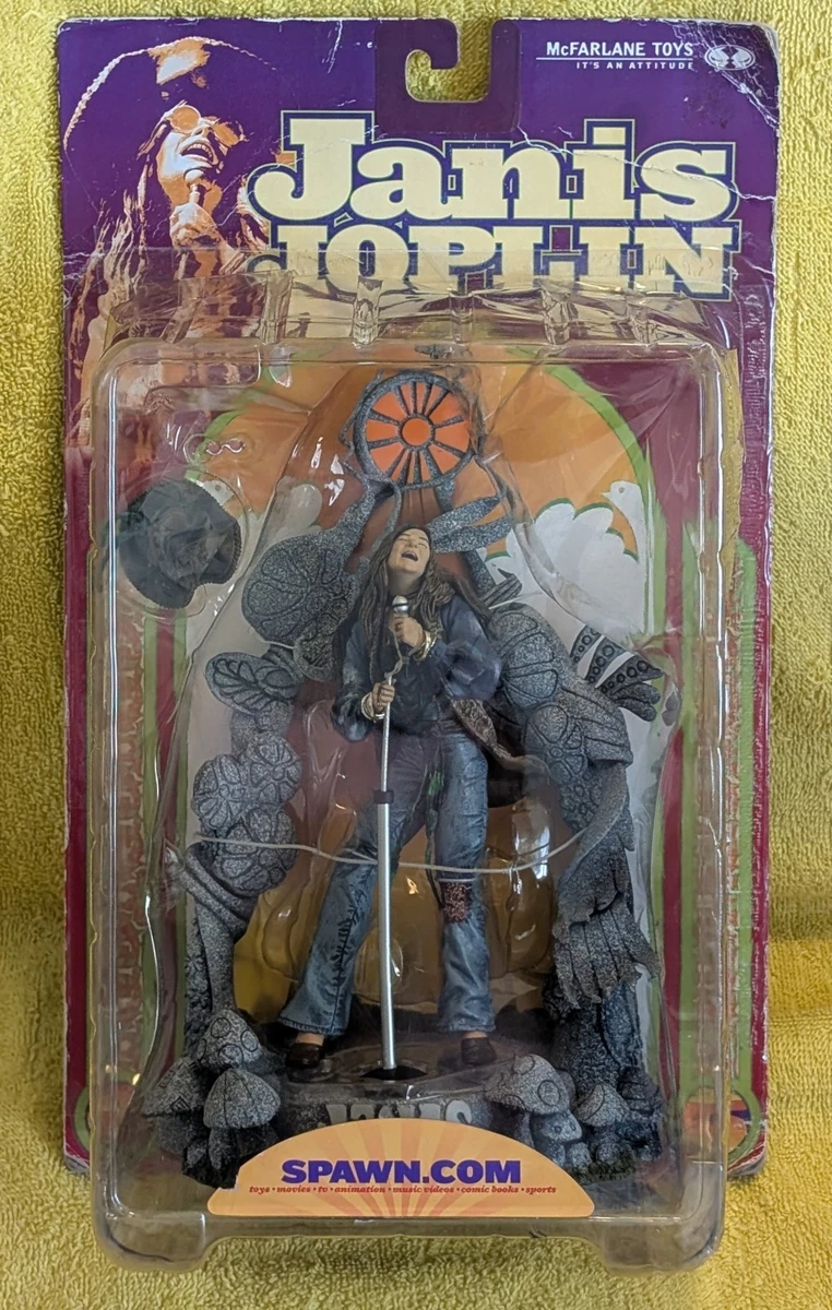 McFarlane Toys Action Figure Janis Joplin Music Action Figures for