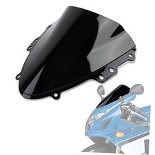 Windshield WindScreen Double Bubble for GSXR600 750 K4 2004-2005, Black