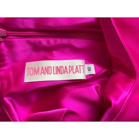 NEW Tom And Linda Platt Saturn Mother of the Bride Dress Hot Pink Size 10