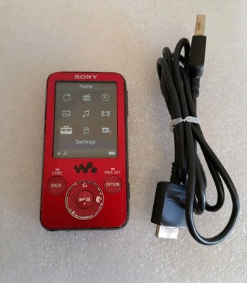 Sony Walkman NWZ-E438F 8GB MP3 Player Red | Tested & Working |  Read
