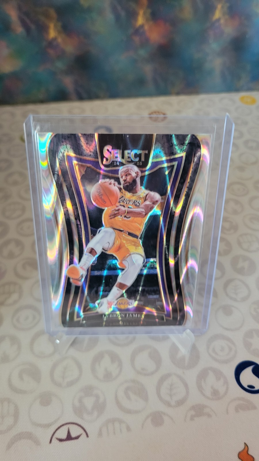 2024-25 Panini Select #310 LeBron James Silver Flash Prizm Los Angeles Lakers**