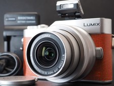 Panasonic LUMIX DC-GF9 fotocamera digitale mirrorless arancione obiettivo 12-...