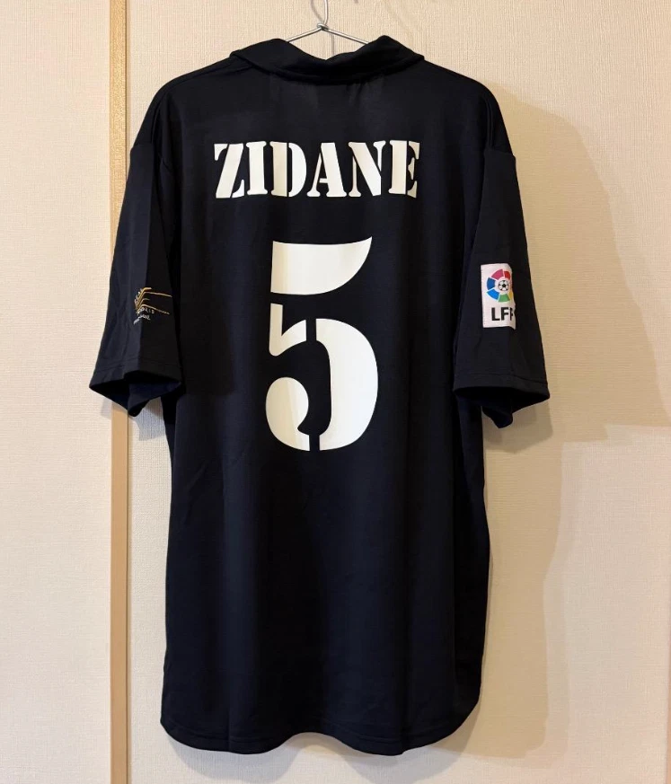 90s！Real Madrid ZIDANE 5 ユニフォーム Preços baixos em Real Madrid zinedine zidane fã de Futebol Clube