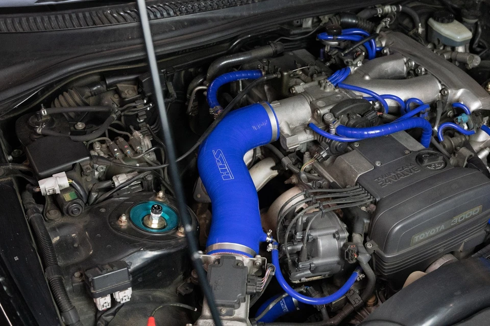 Kit de manguera de admisión de aire de silicona negra HPS para 04-08 Acura TSX CL9 2,4 L Foto 2 de 4