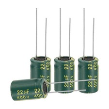 24Pcs Electrolytic Capacitor 22UF 400V with Aluminum Radial Leads 10 x 17mm