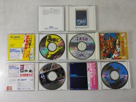 PC Engine Duo w/ Controller, 4 Games & Arcade Card 1991 PI-TG8 For Parts