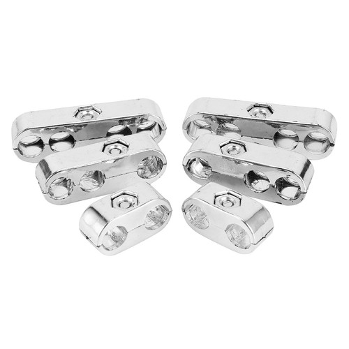 7mm/8mm Spark Plug Wire Separators Looms Kit With Wrench Electroplating For - Picture 13 of 24