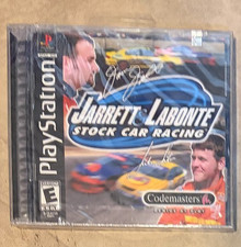 Jarrett & Labonte Stock Car Racing Playstation 1 PS1 NEW Factory Sealed