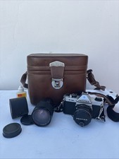 Pentax K1000 35mm SLR Film Camera with Lens Kit