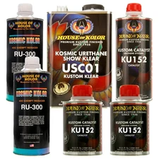House of Kolor GALLON KIT HOK KOSMIC URETHANE SHOW KLEAR w/ Catalyst & Reducer