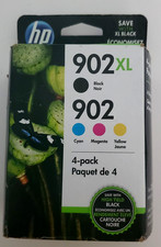 Genuine HP 902XL Black HP 902 Regular Color Ink Cartridges Exp. 10/2022 Sealed