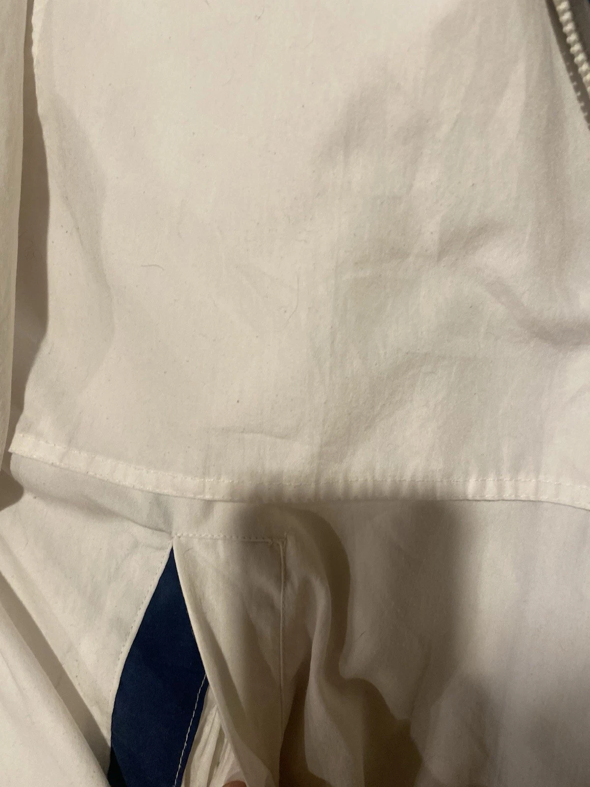 Vtg California Imperial Men’s 2XL Full Zip Windbreaker Moose Logo White/Blue image 5