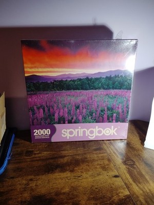 Springbok 20487 Purple Majesty 2000pc Jigsaw Puzzle New Sealed