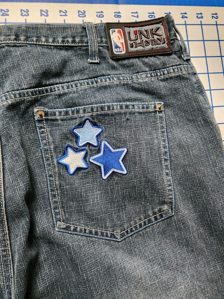 UNK DENIM ワイド デニム バギー パンツ NBA レイカーズ コービー UNK DENIM ワイド デニム バギー パンツ NBA レイカーズ コービー