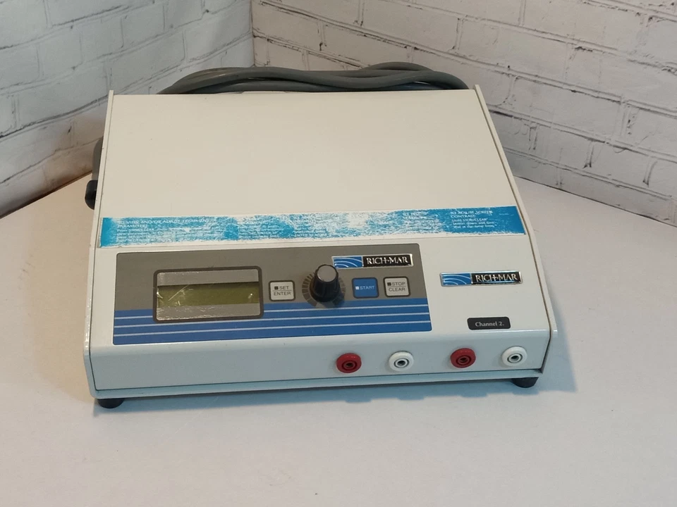 Rich-Mar Theramini 1 EMS Electrical Muscle Stim Console w/ Leads & 12 Electrodes - Image 2 of 4