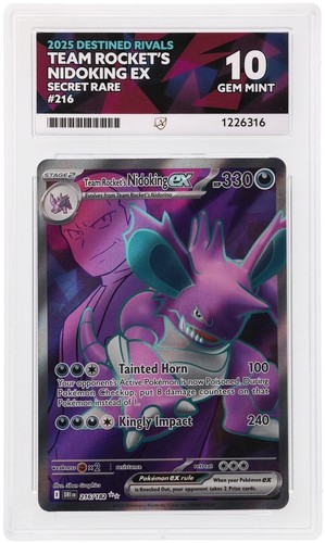 Team Rocket's Nidoking ex graded ACE 10 for sale on eBay