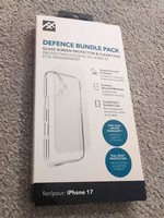 ZAGG DEFENCE Bundle Pack Clear CASE And Protector Apple iPhone 17 New Unused
