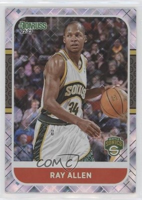 2022-23 Panini Donruss Retro Series Diamond Ray Allen #9 HOF 0b3