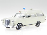 Mercedes W110 230 Kombi Binz Krankenwagen Modellauto 495001 Atlas 1:43