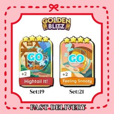 Monopoly GO Golden Blitz sticker Hightail It  Feeling Snoozy   Cheap  