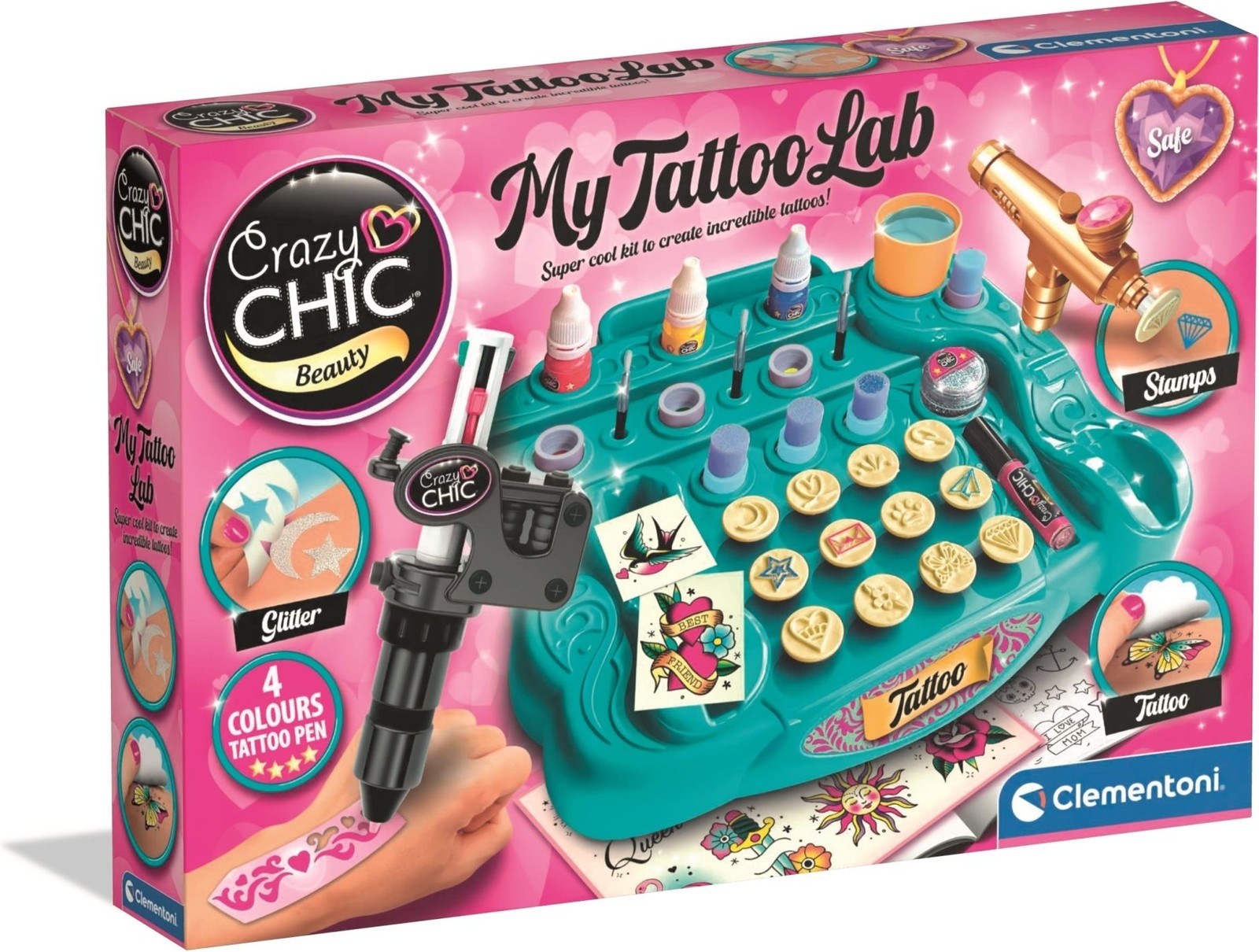 Merchandising Clementoni: Crazy Chic - Tattoo Studio