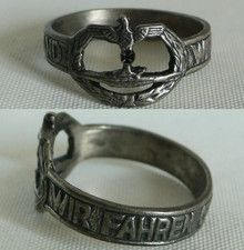 RING GERMAN WW2 WWII U-Boat Kriegsmarine Navy Ring