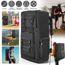 120L Hiking Camping Backpack Rucksack Outdoor Travel Luggage Festival Bag Case