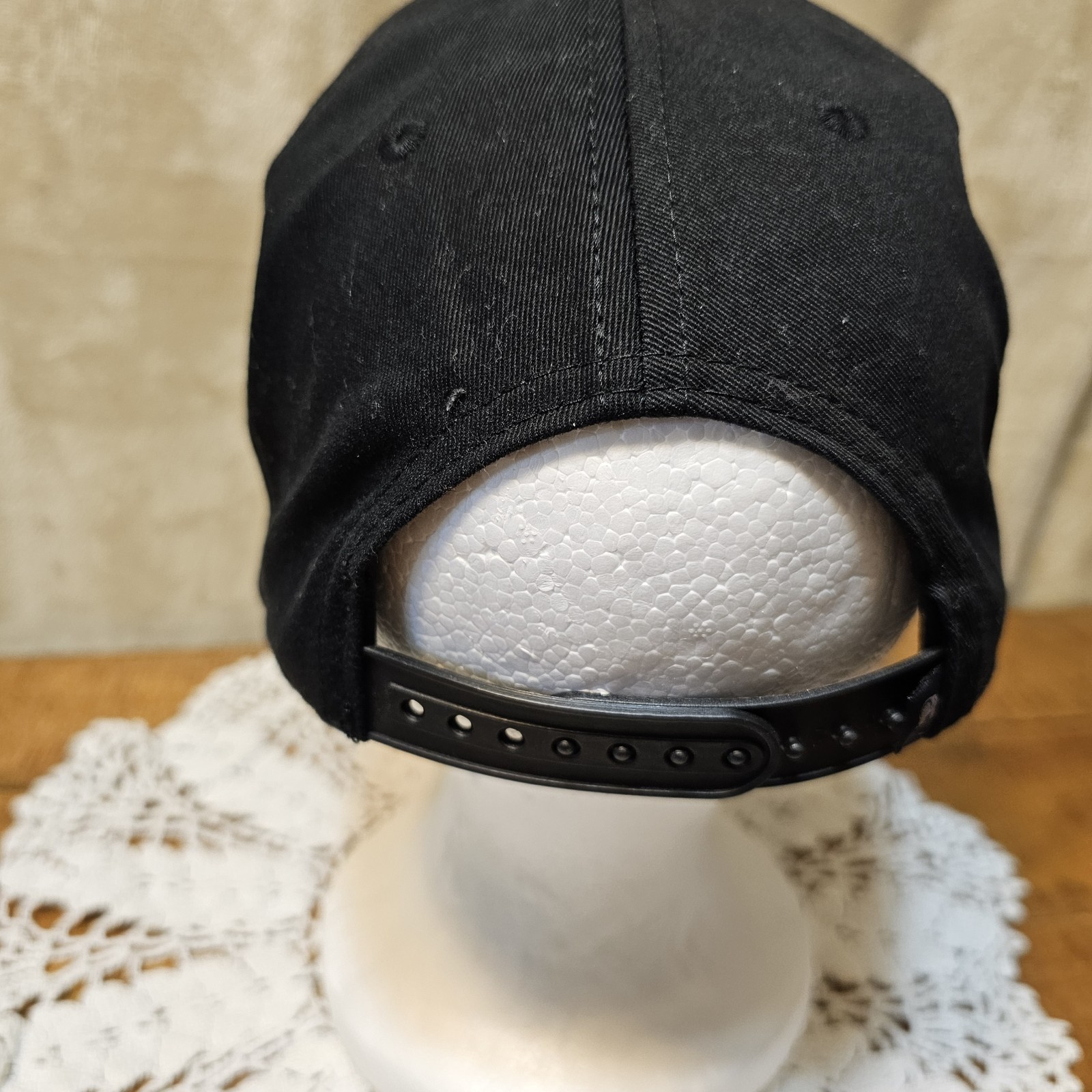 Ambiguous “Ambig” Est/1995 Solid Black Adjustable… - image 3