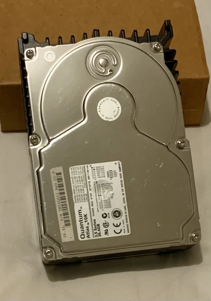 Quantum TY36L011 (REV 01-F) ATLAS 10KII 3.5” 36.7 GB  U160 SCSI 68 Pin hDD - NeW - Image 2 of 4
