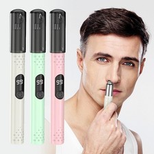 Ear  Nose Hair Trimmer with LED Display for Men Women - Professional Painless