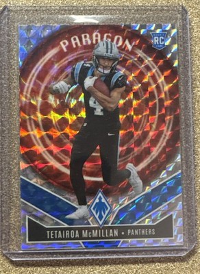 2025 Panini Phoenix - Paragon Tetairoa McMillan #16 Silver Pyramids /299 (RC)