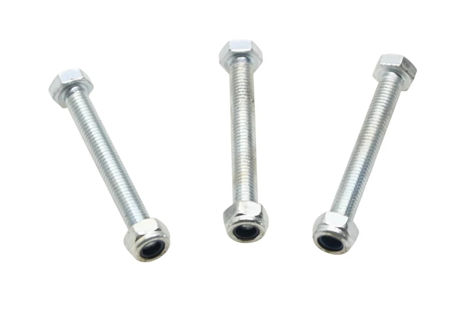 Tornillos 1825519 Tuercas de bloqueo y pernos hexagonales Cantidad 3 Nuevo de Lote Antiguo Foto 2 de 3