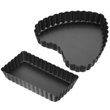 2 Pcs Moules À Gâteaux Pour La Cuisson Fromage En Forme De Coeur