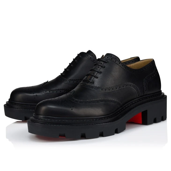 Christian Louboutin — christian louboutin mens college oxford Black US 10 EU 43
